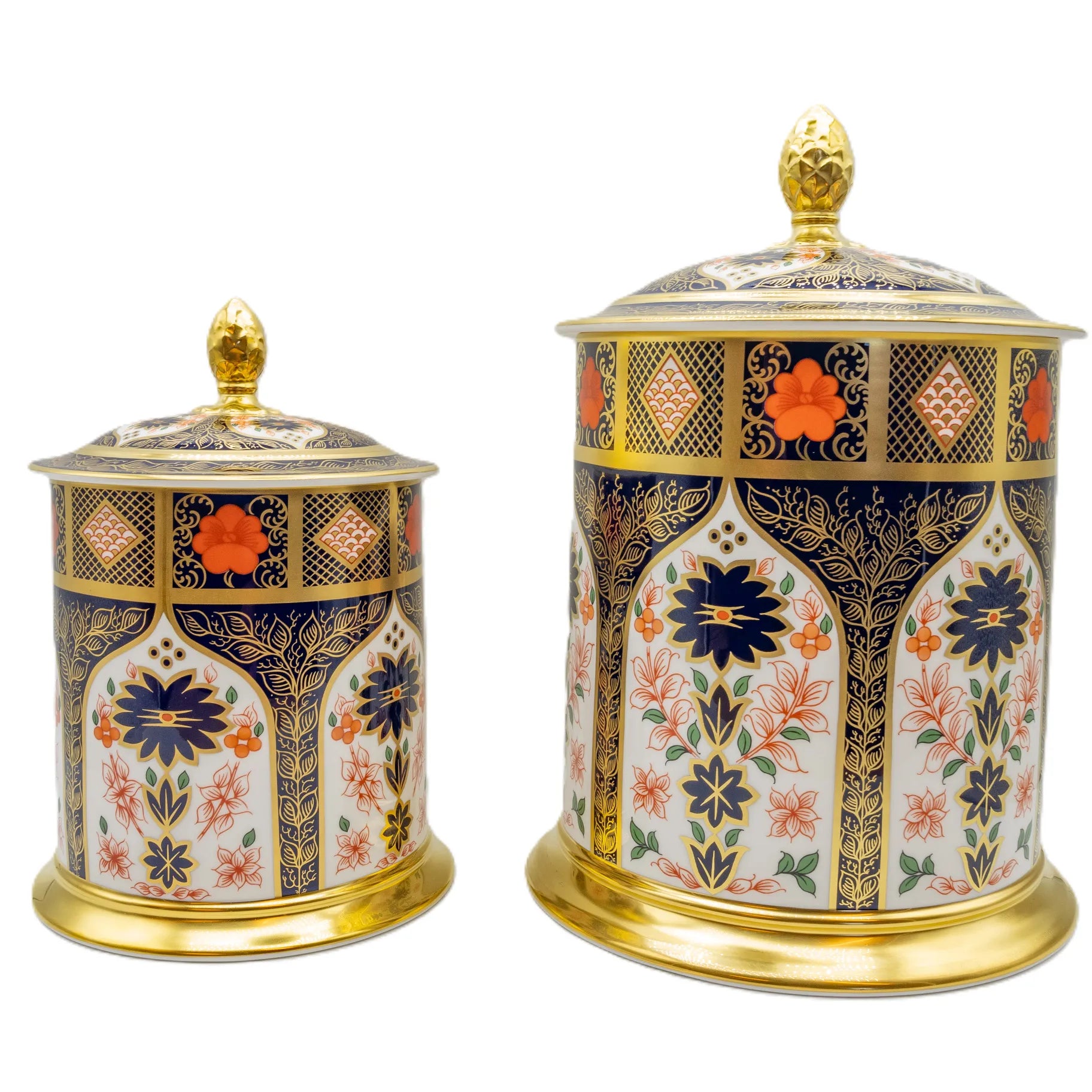 royal crown derby imari sgb storage jars - Charterwells