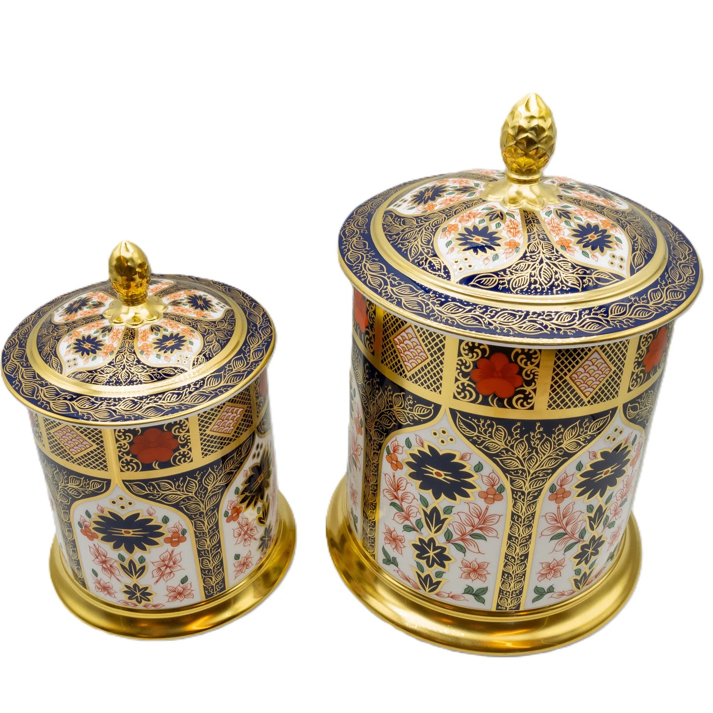 royal crown derby imari sgb storage jars - Charterwells