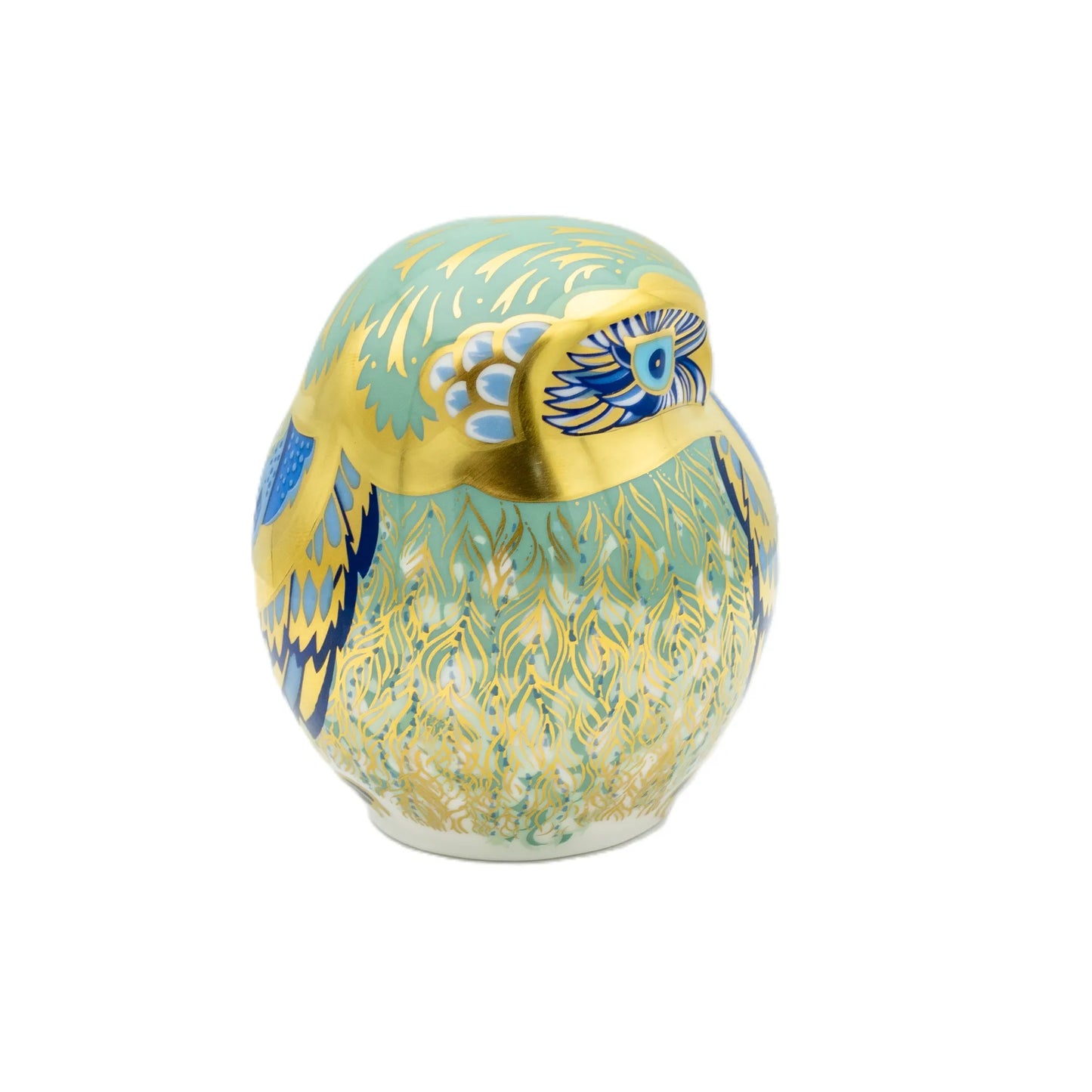 royal crown derby nightingale owl paperweight - Charterwells