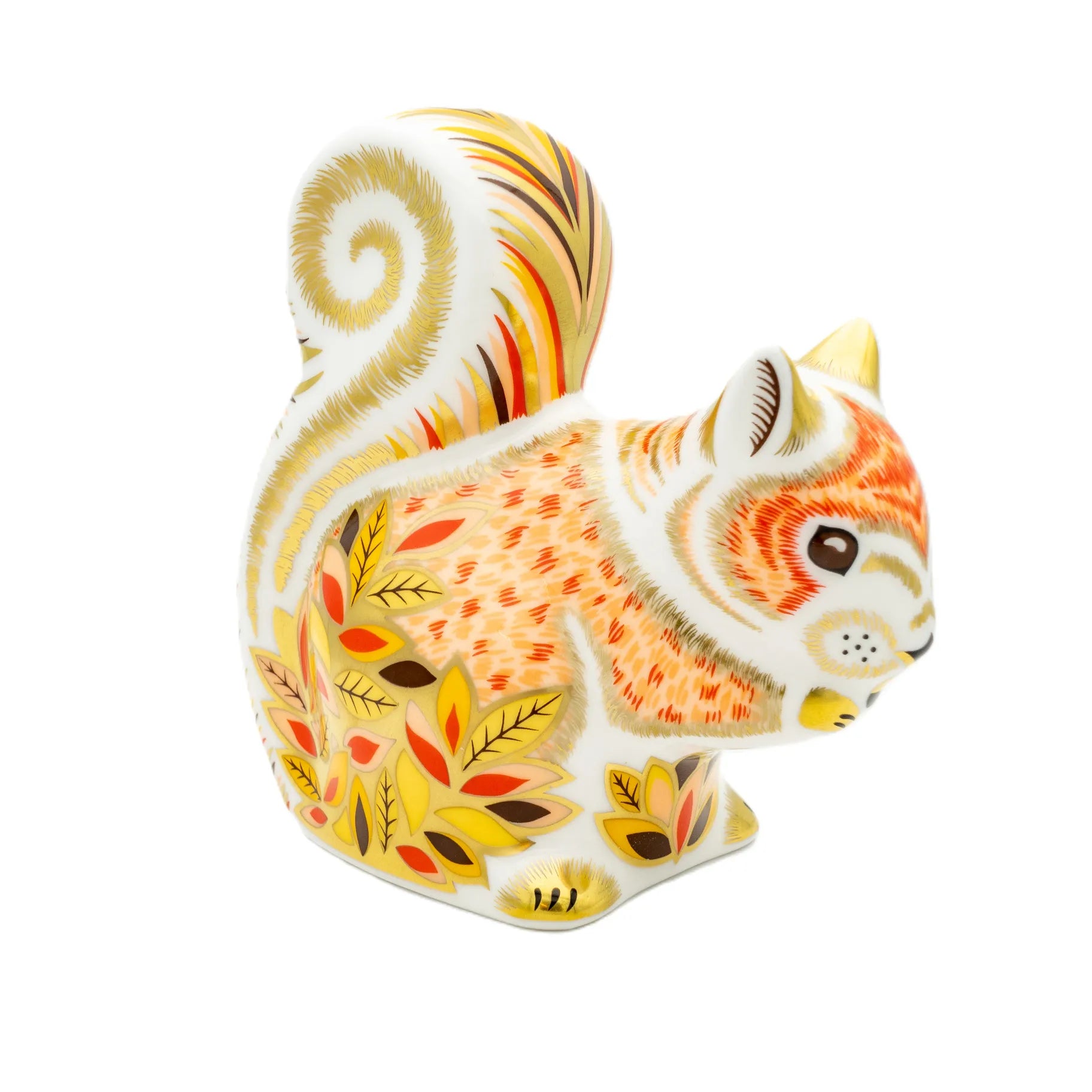 royal crown derby autumn squirrel paperweight - Charterwells