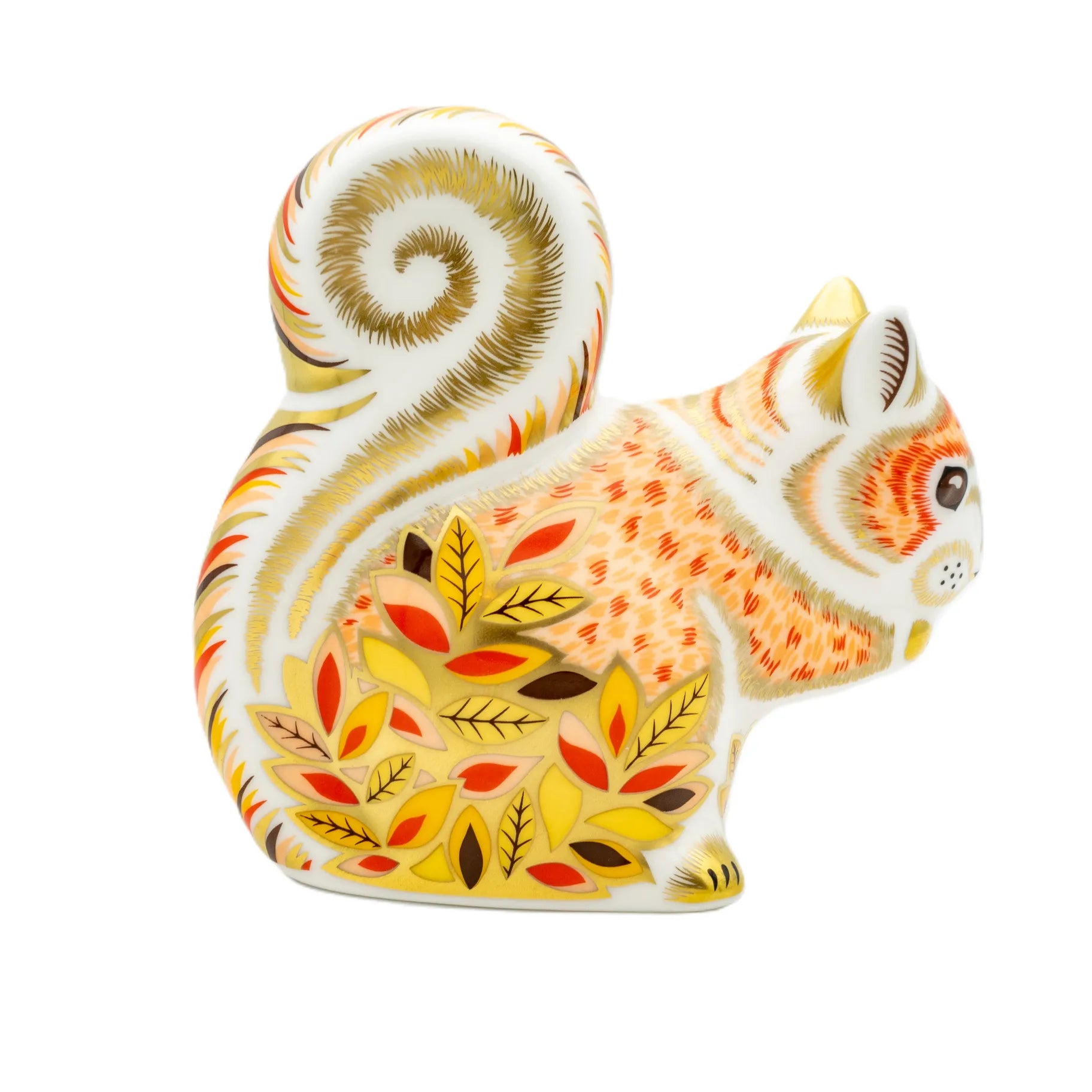 royal crown derby autumn squirrel paperweight - Charterwells