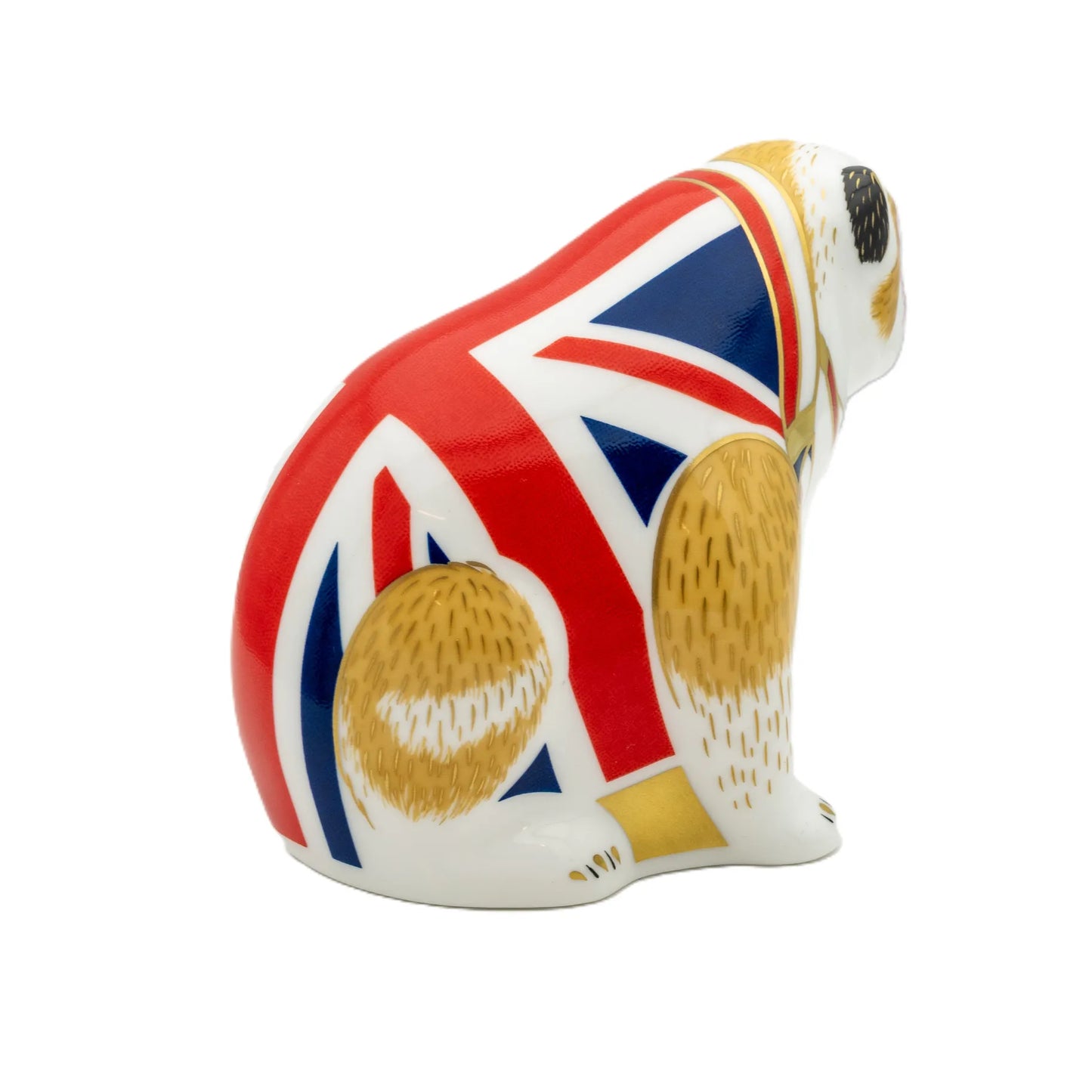 royal crown derby union jack bulldog paperweight - Charterwells