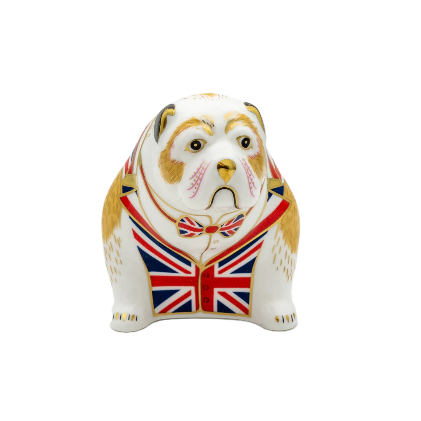 royal crown derby union jack bulldog paperweight - Charterwells