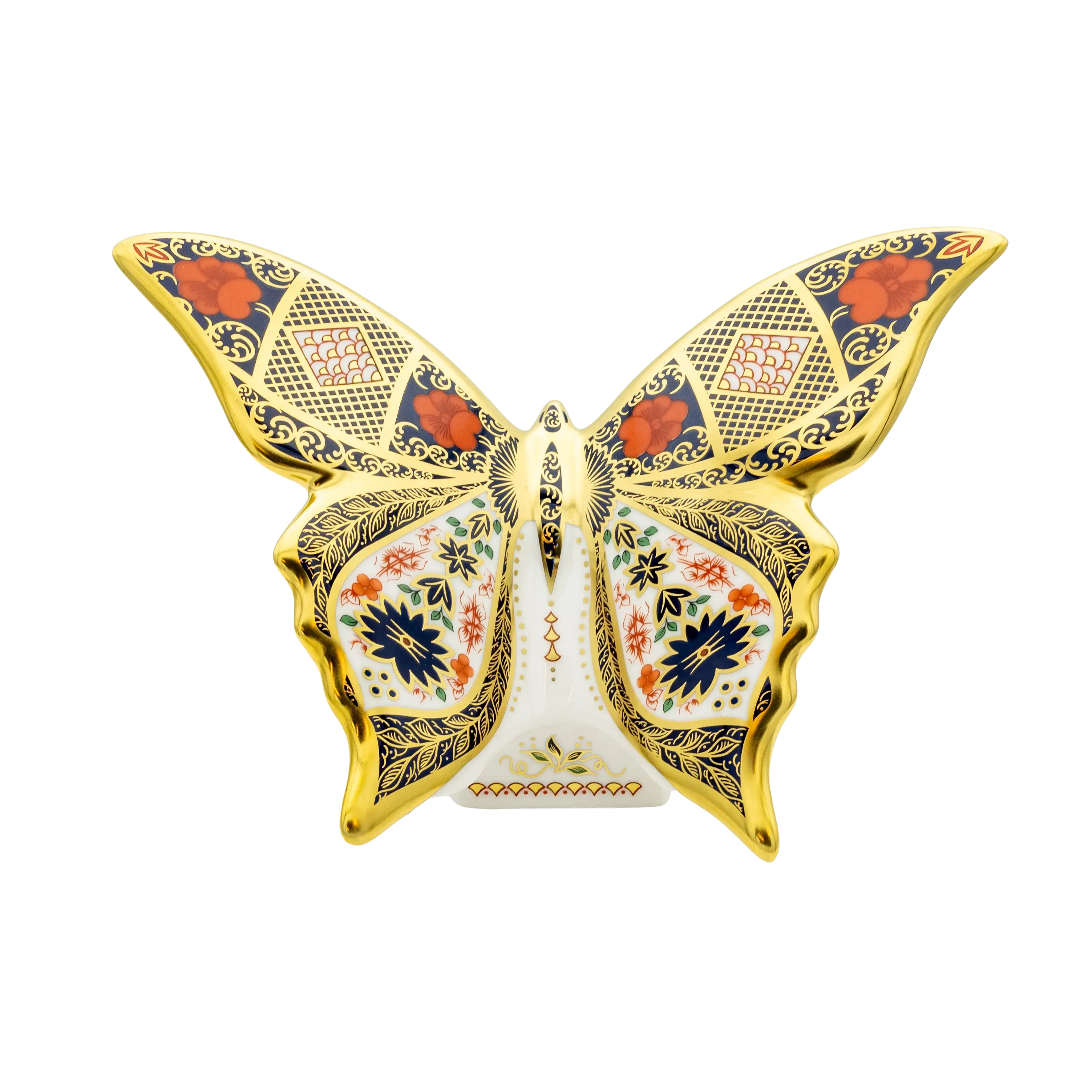Royal Crown Derby Imari SGB Butterfly Paperweight Charterwells