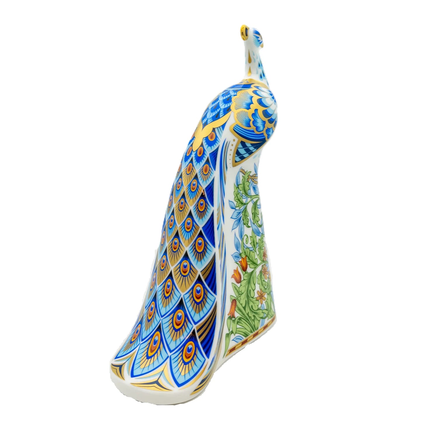 royal crown derby manor peacock paperweight - Charterwells