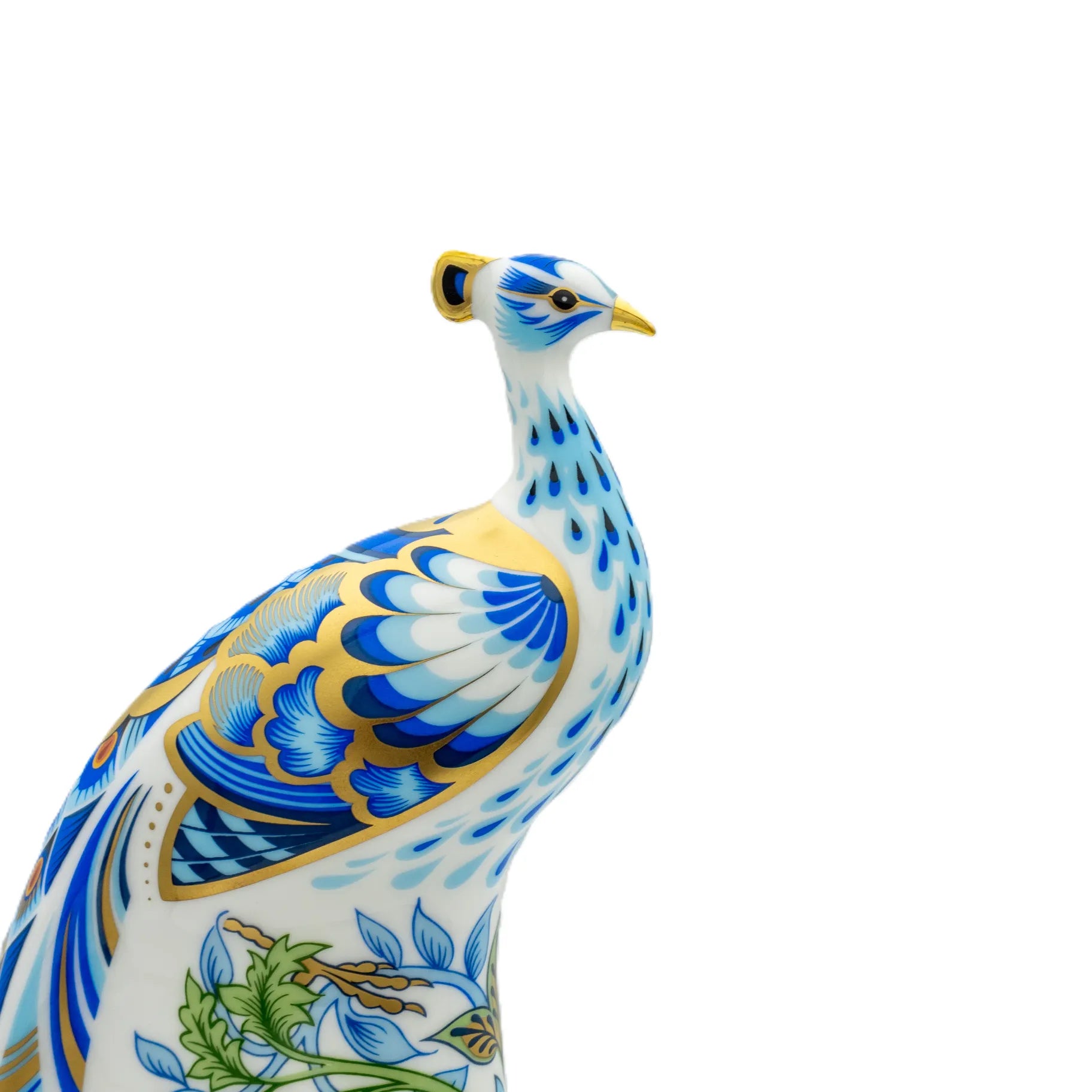 royal crown derby manor peacock paperweight - Charterwells