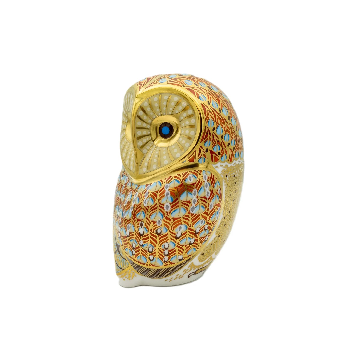 royal crown derby barn owl paperweight - Charterwells