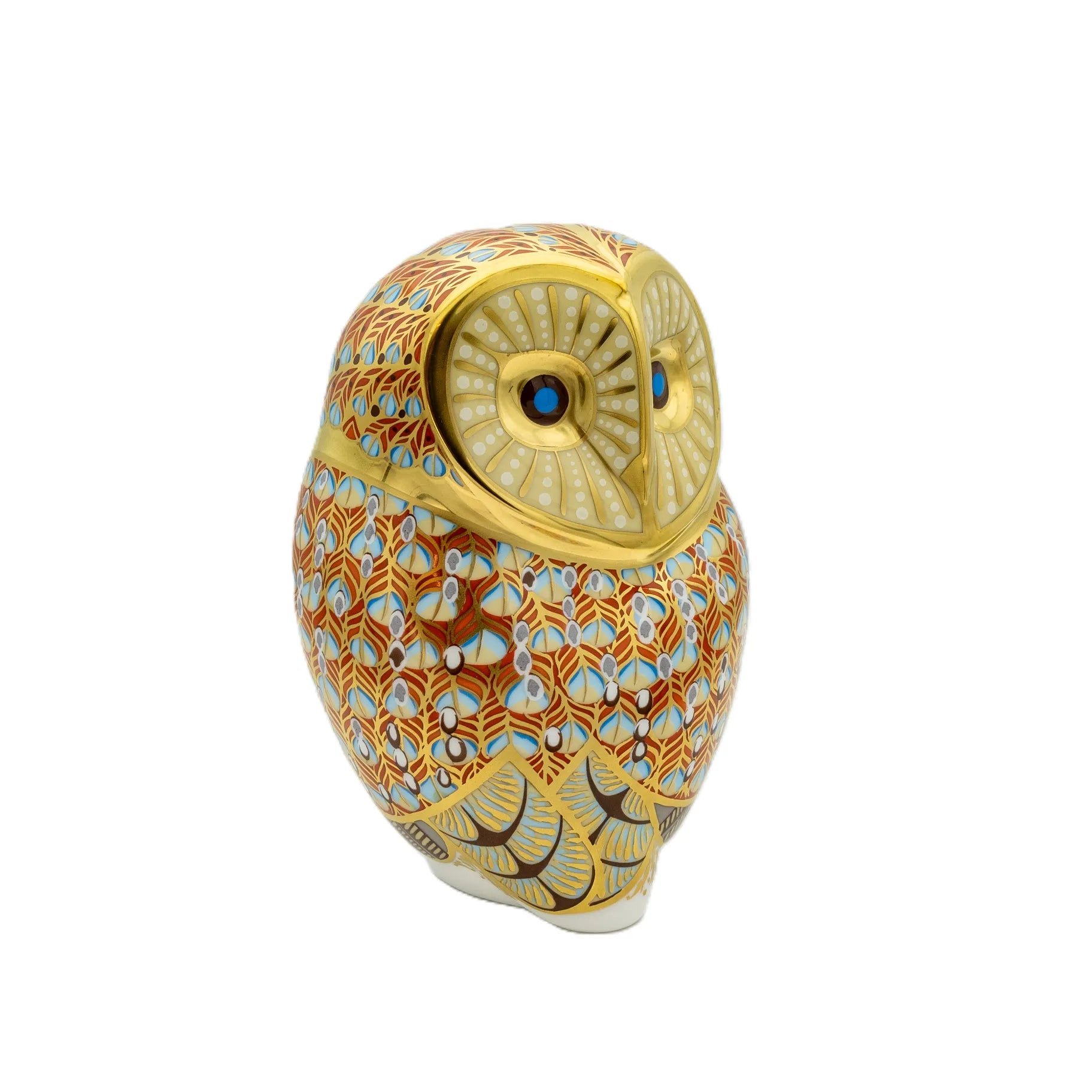 royal crown derby barn owl paperweight - Charterwells