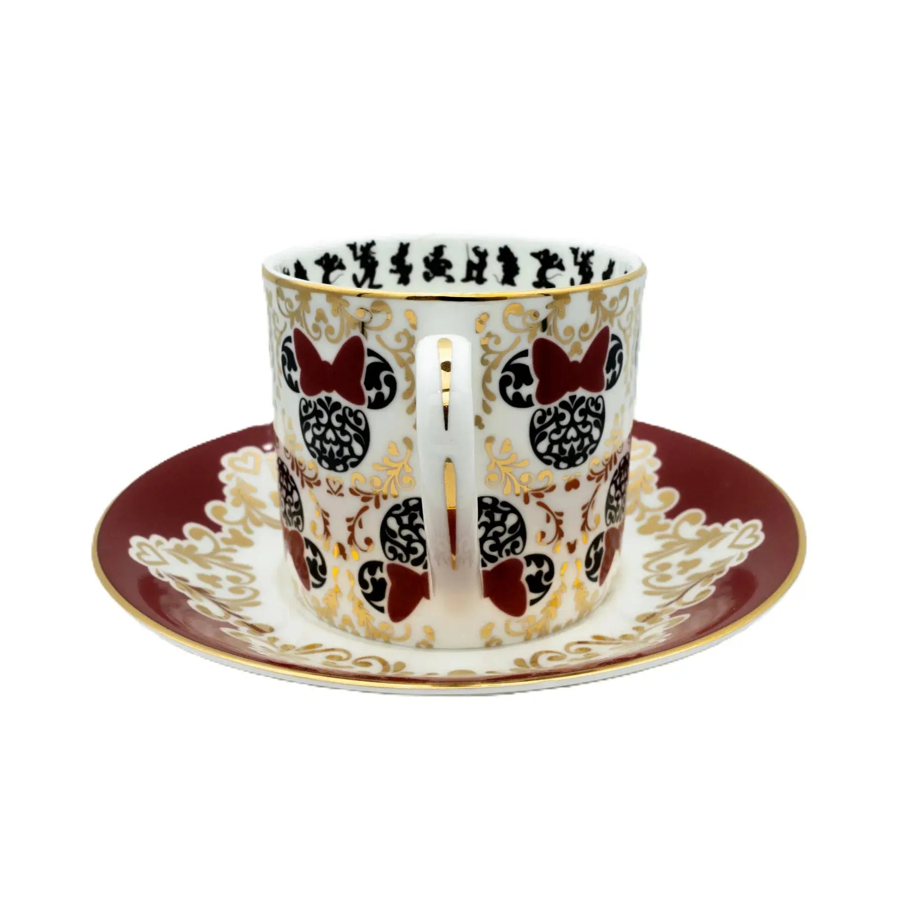 english ladies disney mickey mouse friends minnie modern cup saucer - Charterwells