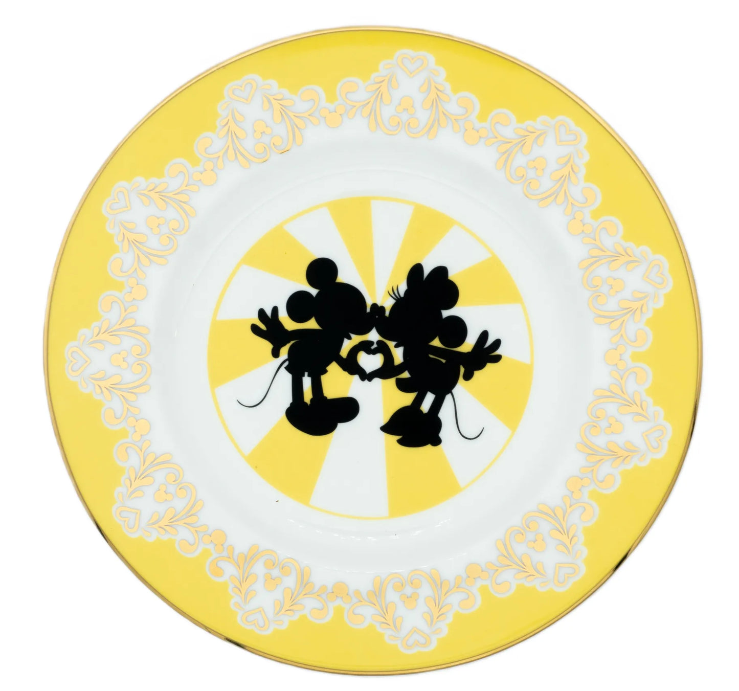 english ladies disney mickey mouse friends minnie modern plate - Charterwells