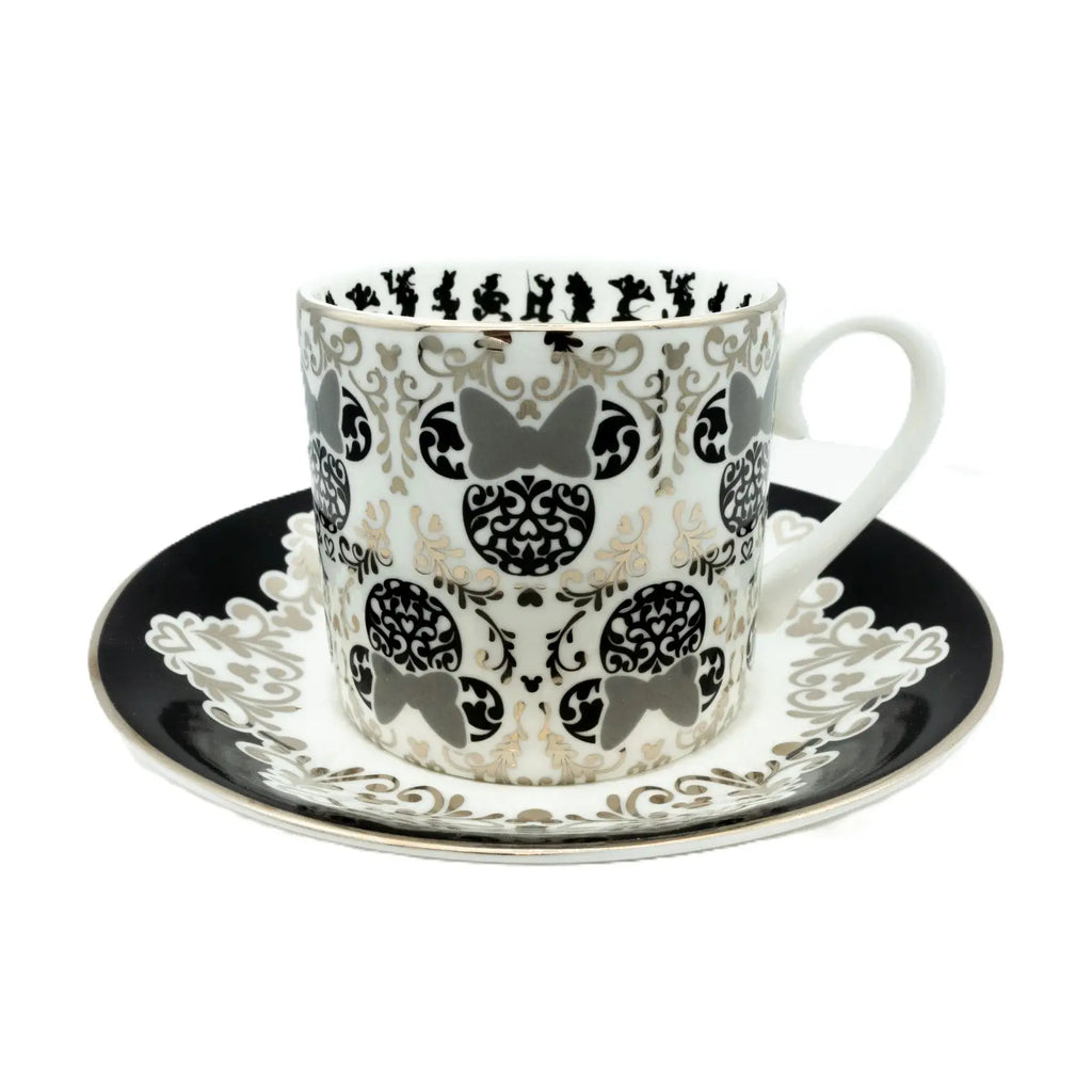 english ladies disney mickey mouse friends minnie vintage cup saucer - Charterwells