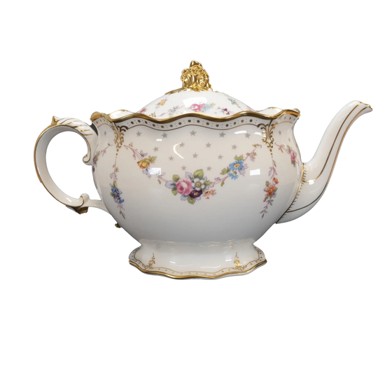 royal crown derby antoinette medium teapot - Charterwells