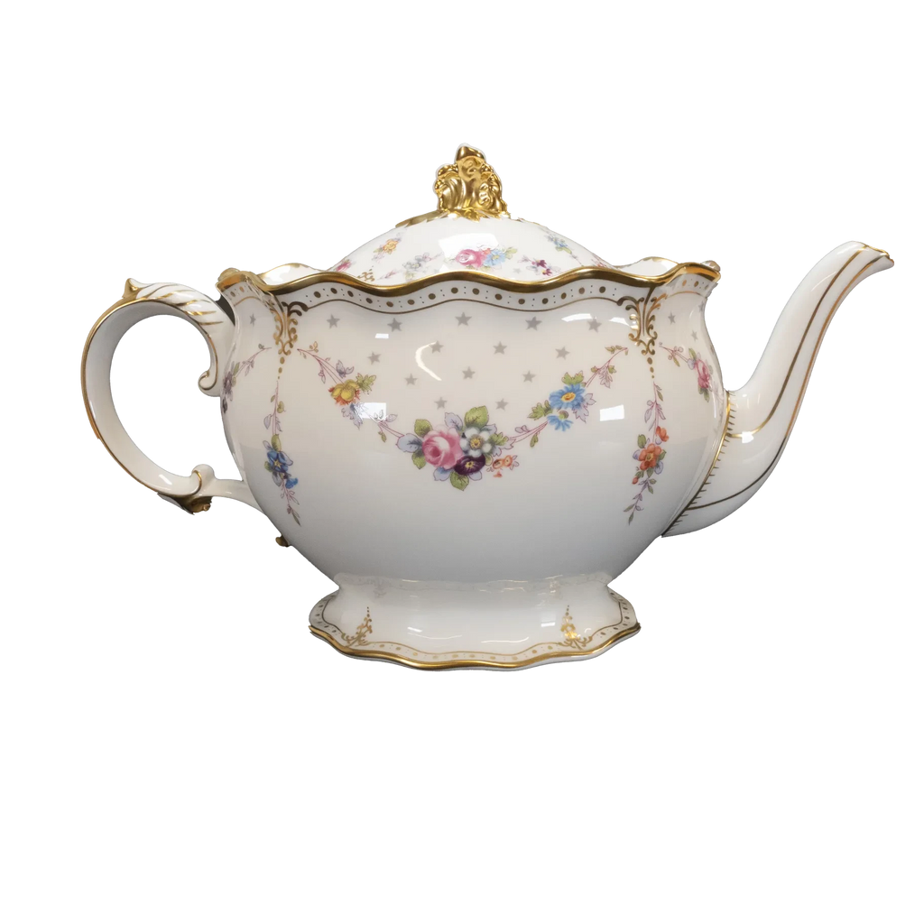 royal crown derby antoinette medium teapot - Charterwells