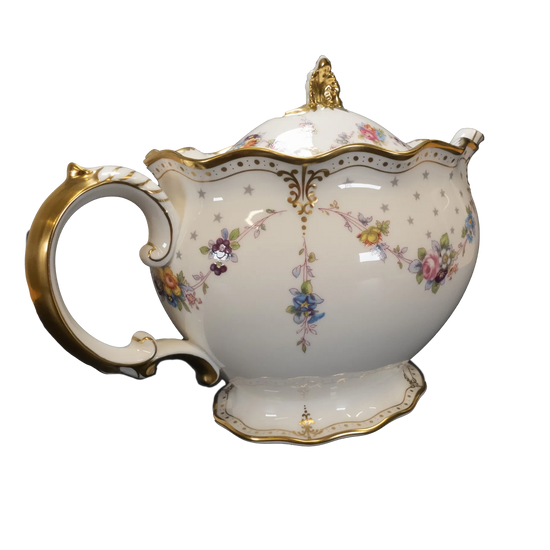 royal crown derby antoinette medium teapot - Charterwells