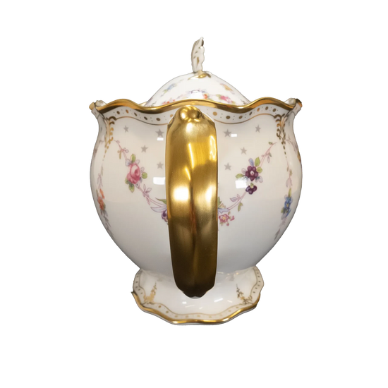 royal crown derby antoinette medium teapot - Charterwells
