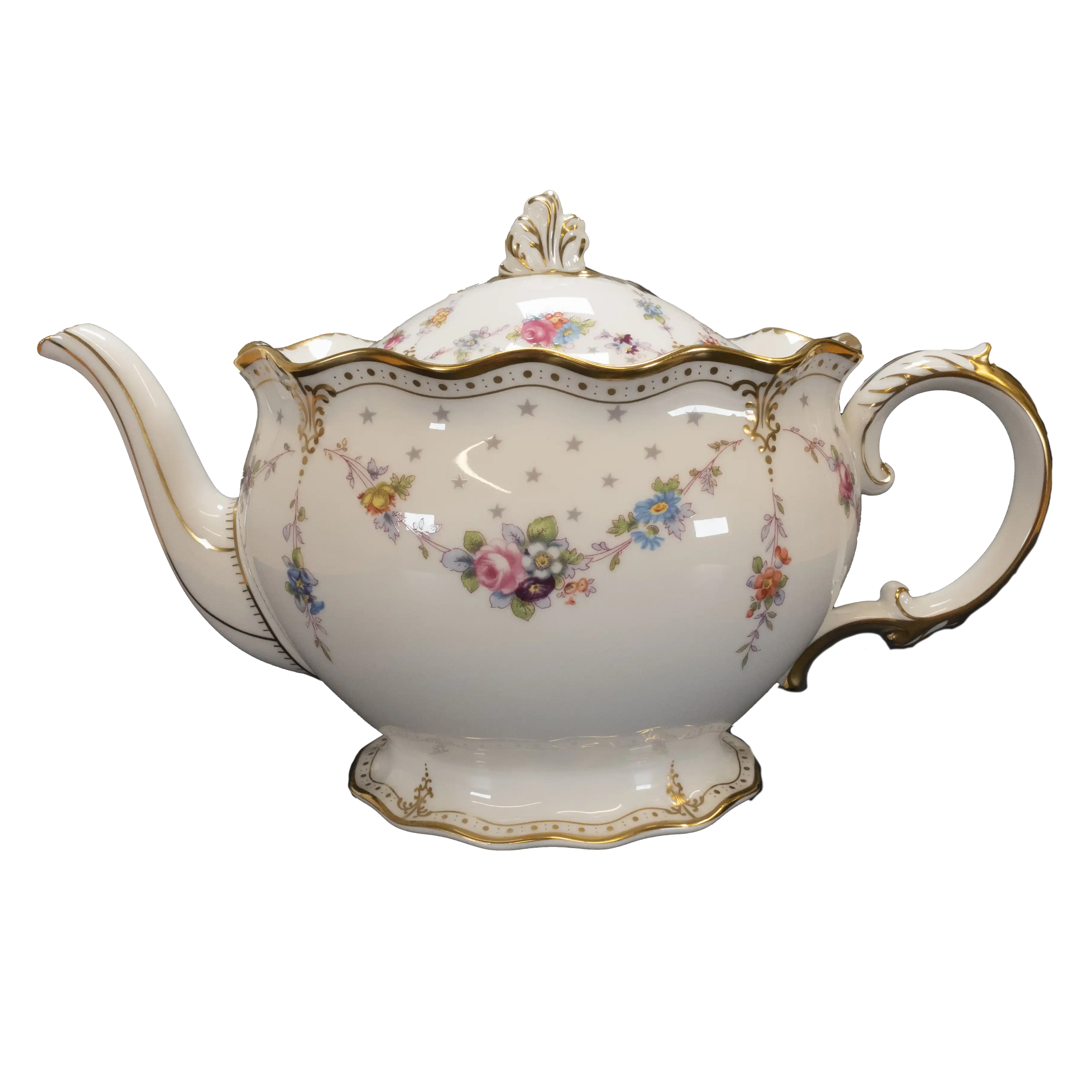 Royal Crown Derby Antoinette Teapot - Charterwells