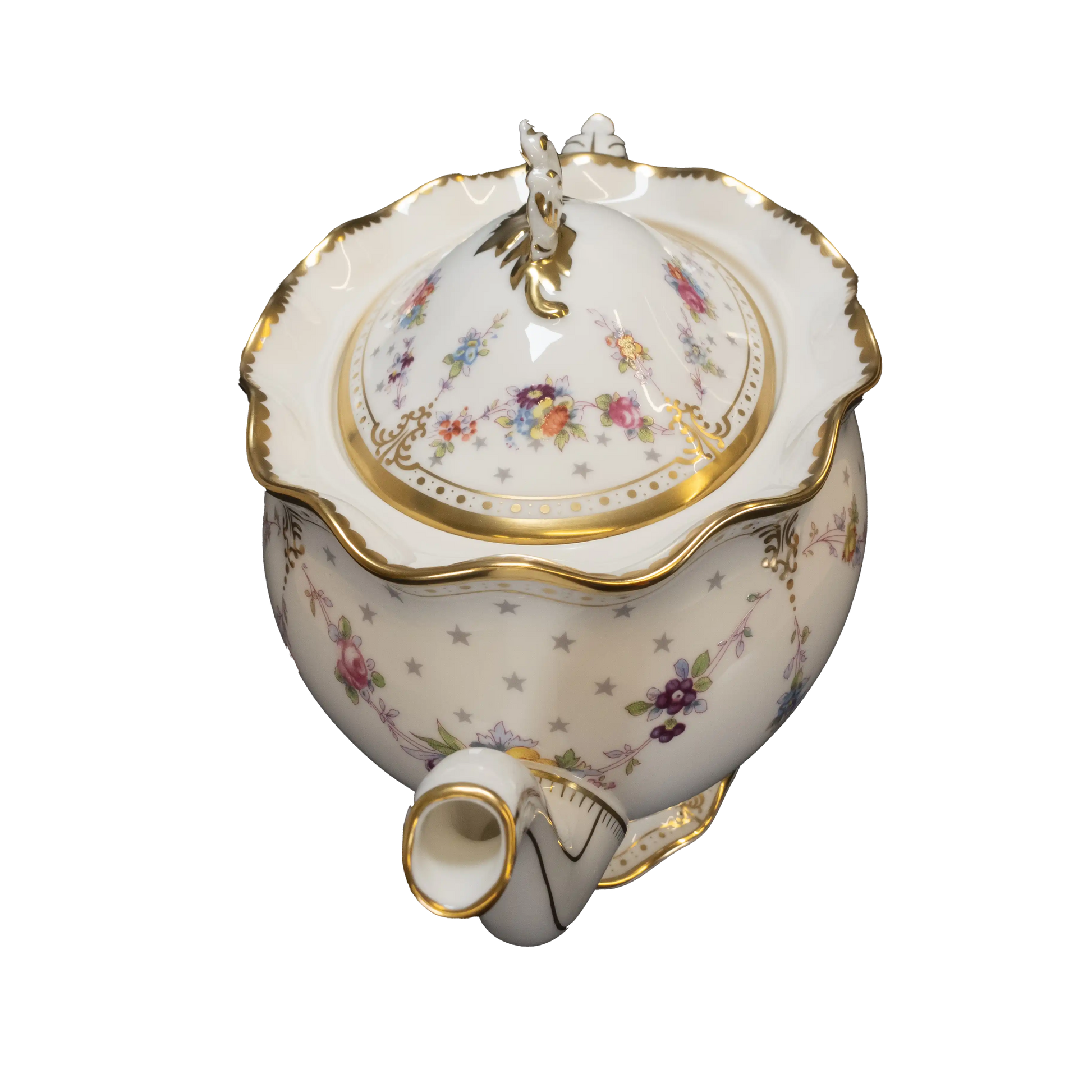 royal crown derby antoinette medium teapot - Charterwells