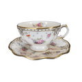 royal crown derby antoinette tea cup saucer set of 6 - Charterwells