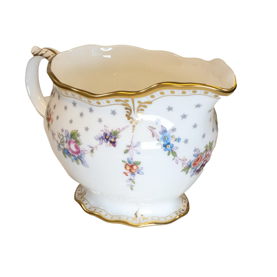 Royal Crown Derby Antoinette Cream Milk Jug Charterwells