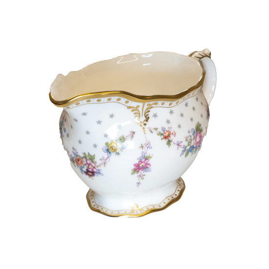 Royal Crown Derby Antoinette Cream Milk Jug Charterwells