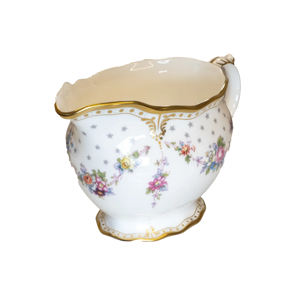 Royal Crown Derby Antoinette Cream Milk Jug Charterwells