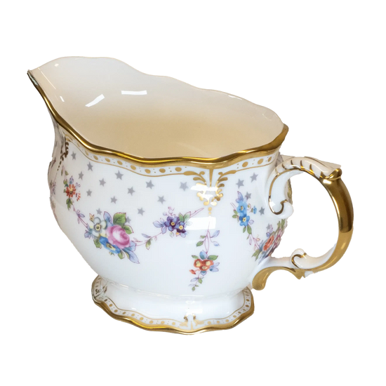 Royal Crown Derby Antoinette Cream Milk Jug Charterwells
