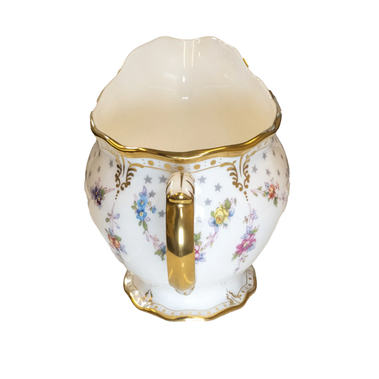 Royal Crown Derby Antoinette Cream Milk Jug Charterwells