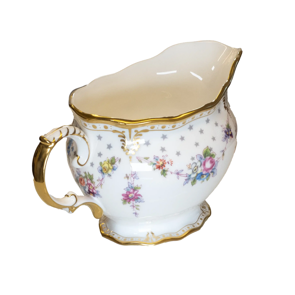 Royal Crown Derby Antoinette Cream Milk Jug Charterwells