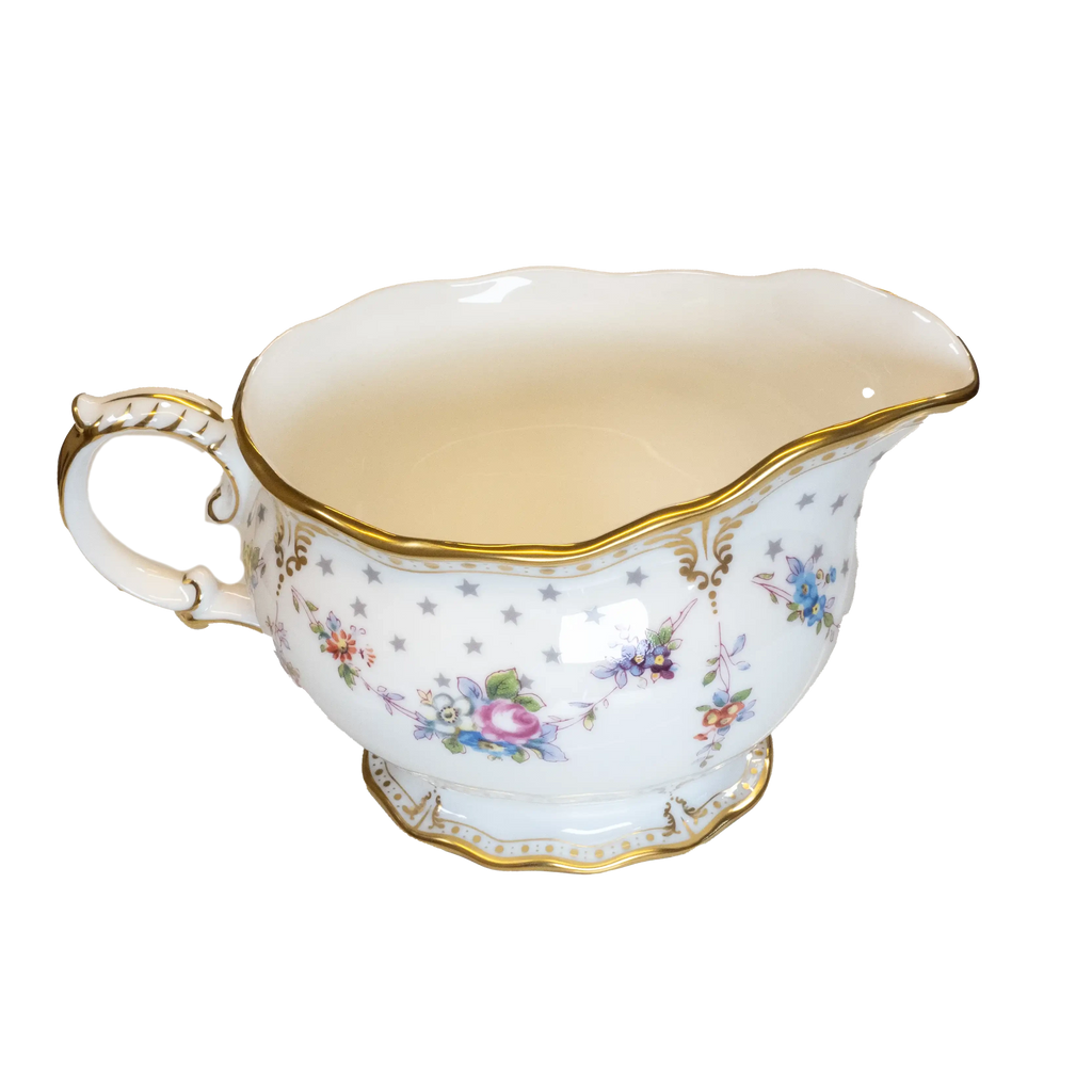 Royal Crown Derby Antoinette Cream Milk Jug Charterwells