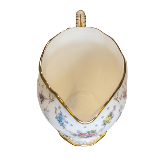 Royal Crown Derby Antoinette Cream Milk Jug Charterwells