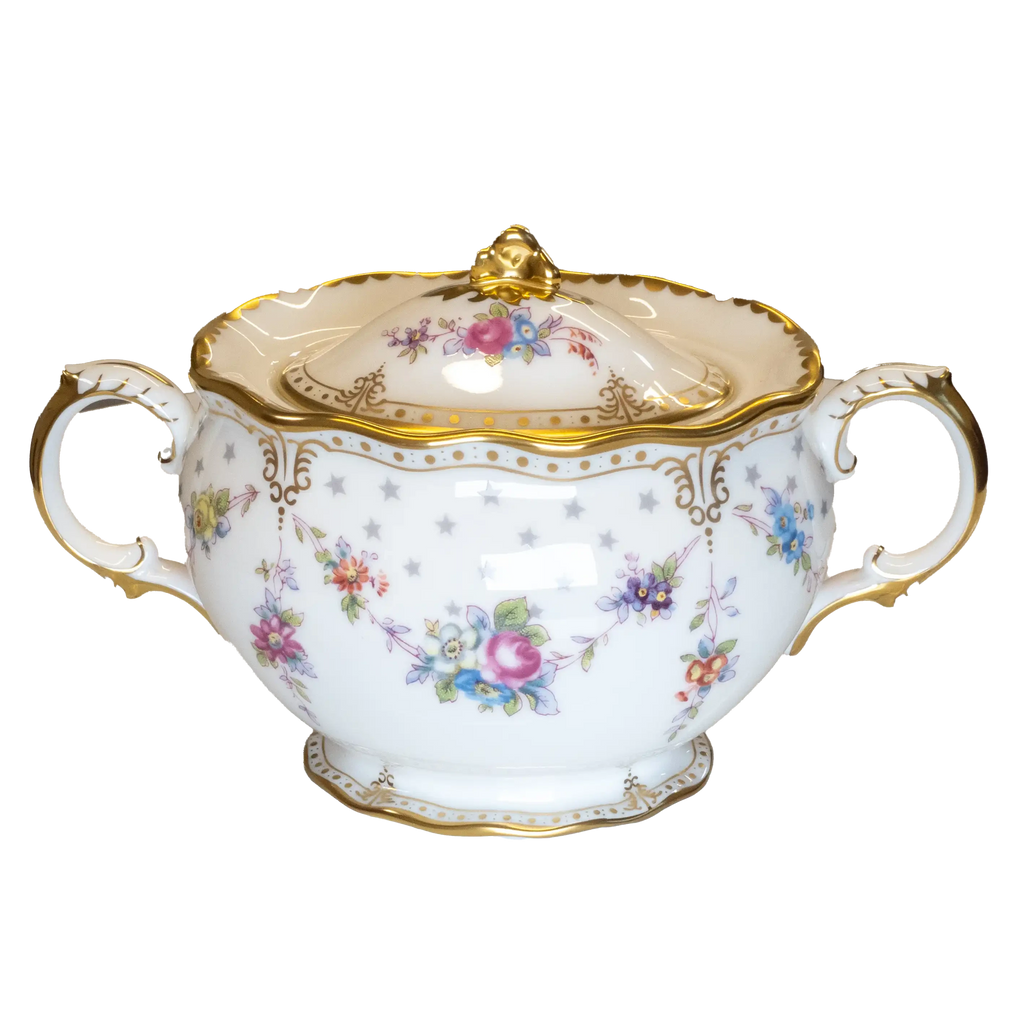 Royal Crown Derby Antoinette Covered Sugar Bowl Charterwells