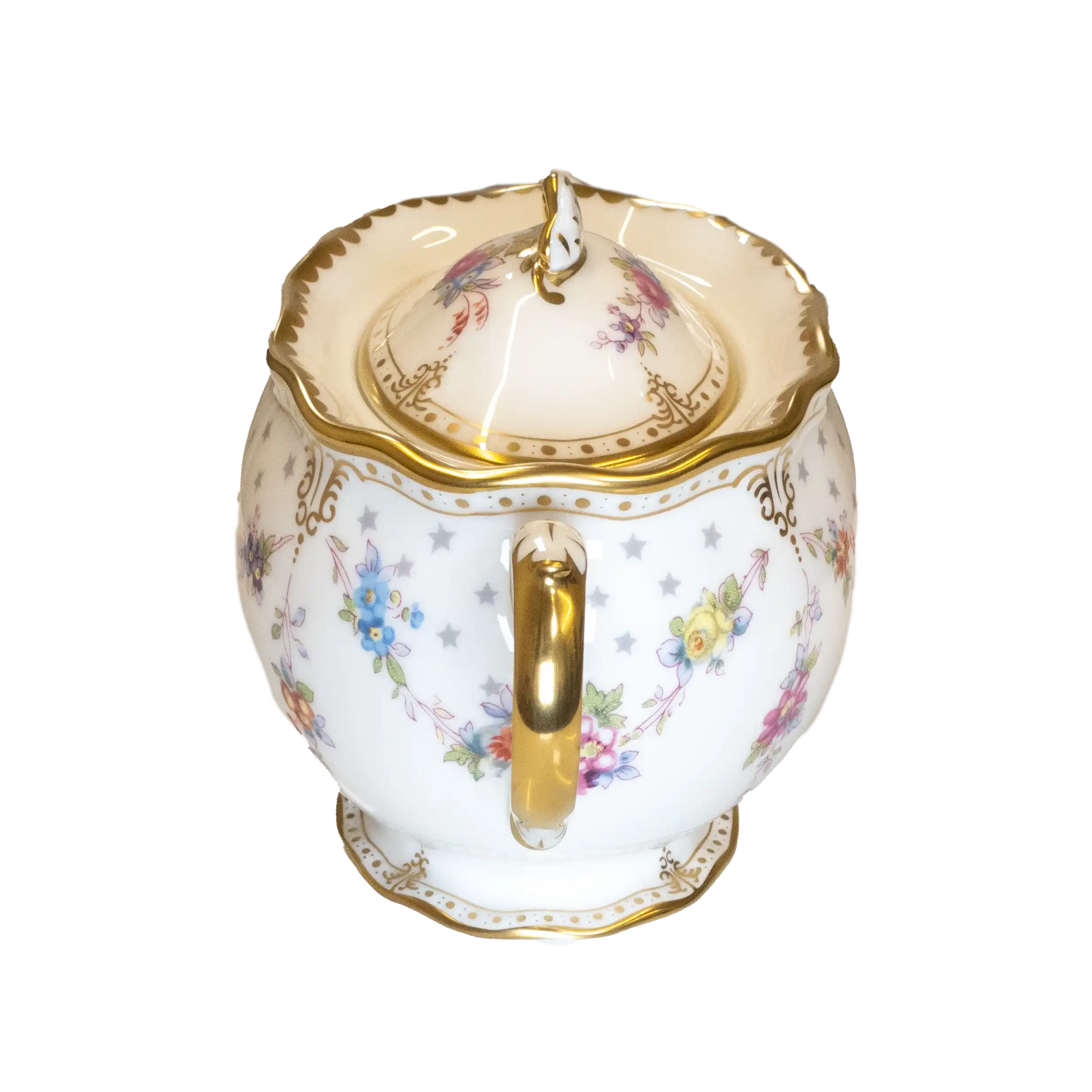 Royal Crown Derby Antoinette Covered Sugar Bowl Charterwells