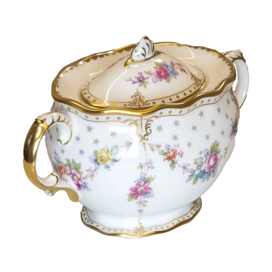Royal Crown Derby Antoinette Covered Sugar Bowl Charterwells