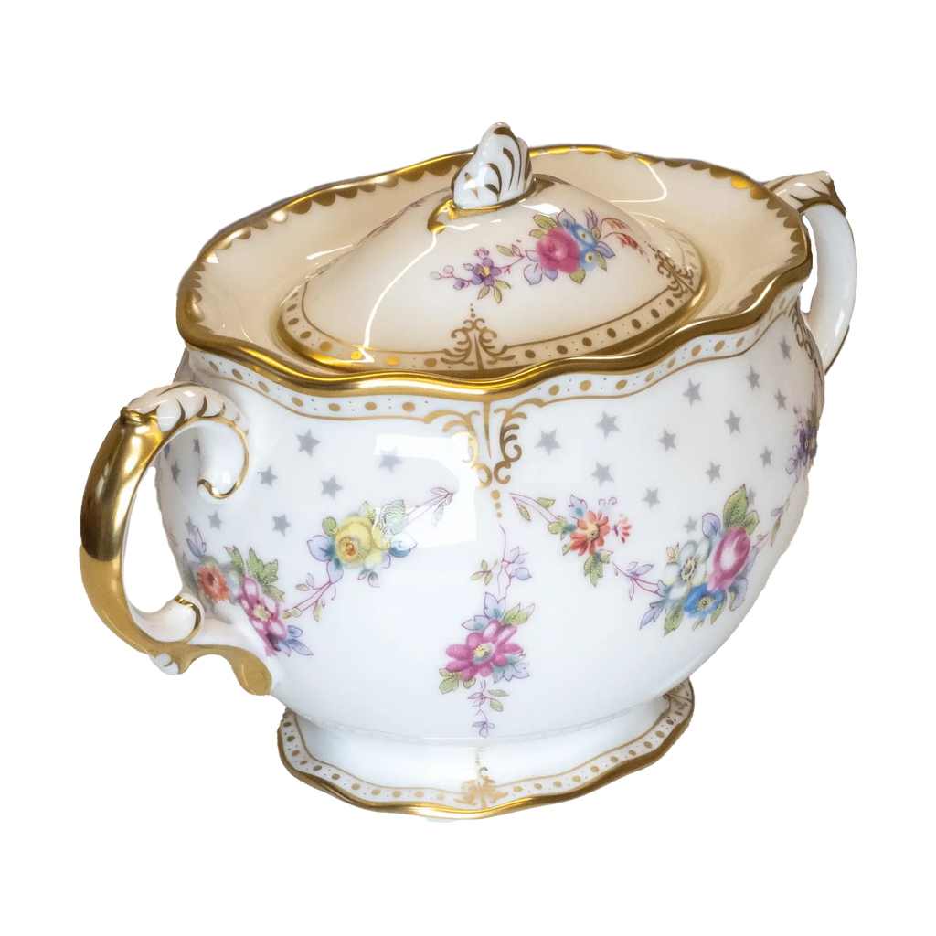 Royal Crown Derby Antoinette Covered Sugar Bowl Charterwells