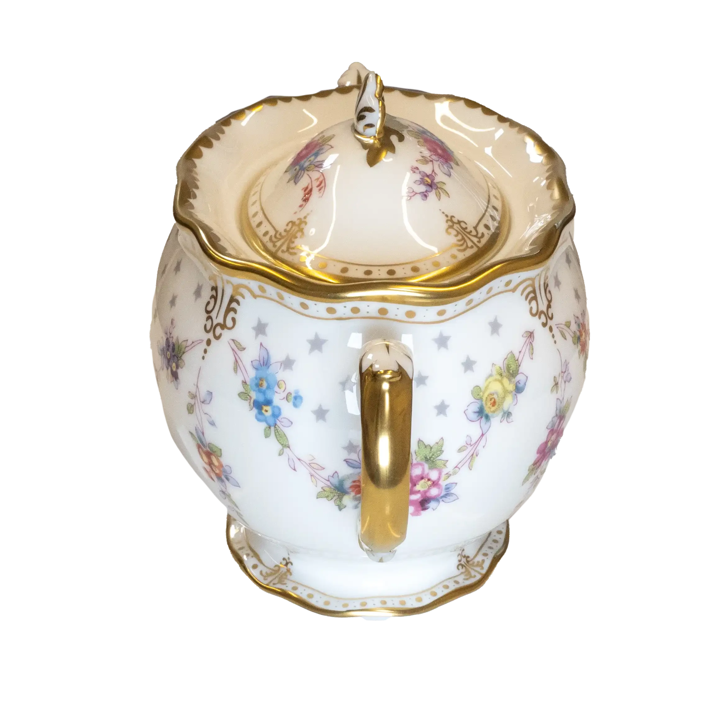 Royal Crown Derby Antoinette Covered Sugar Bowl Charterwells