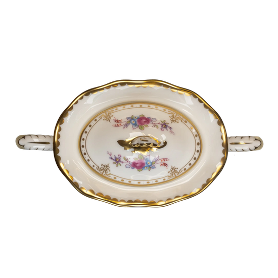 Royal Crown Derby Antoinette Covered Sugar Bowl Charterwells