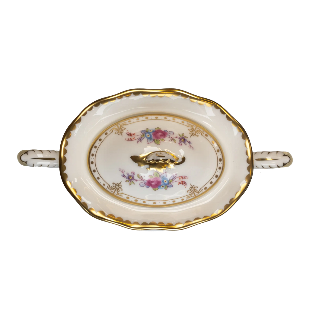 Royal Crown Derby Antoinette Covered Sugar Bowl Charterwells