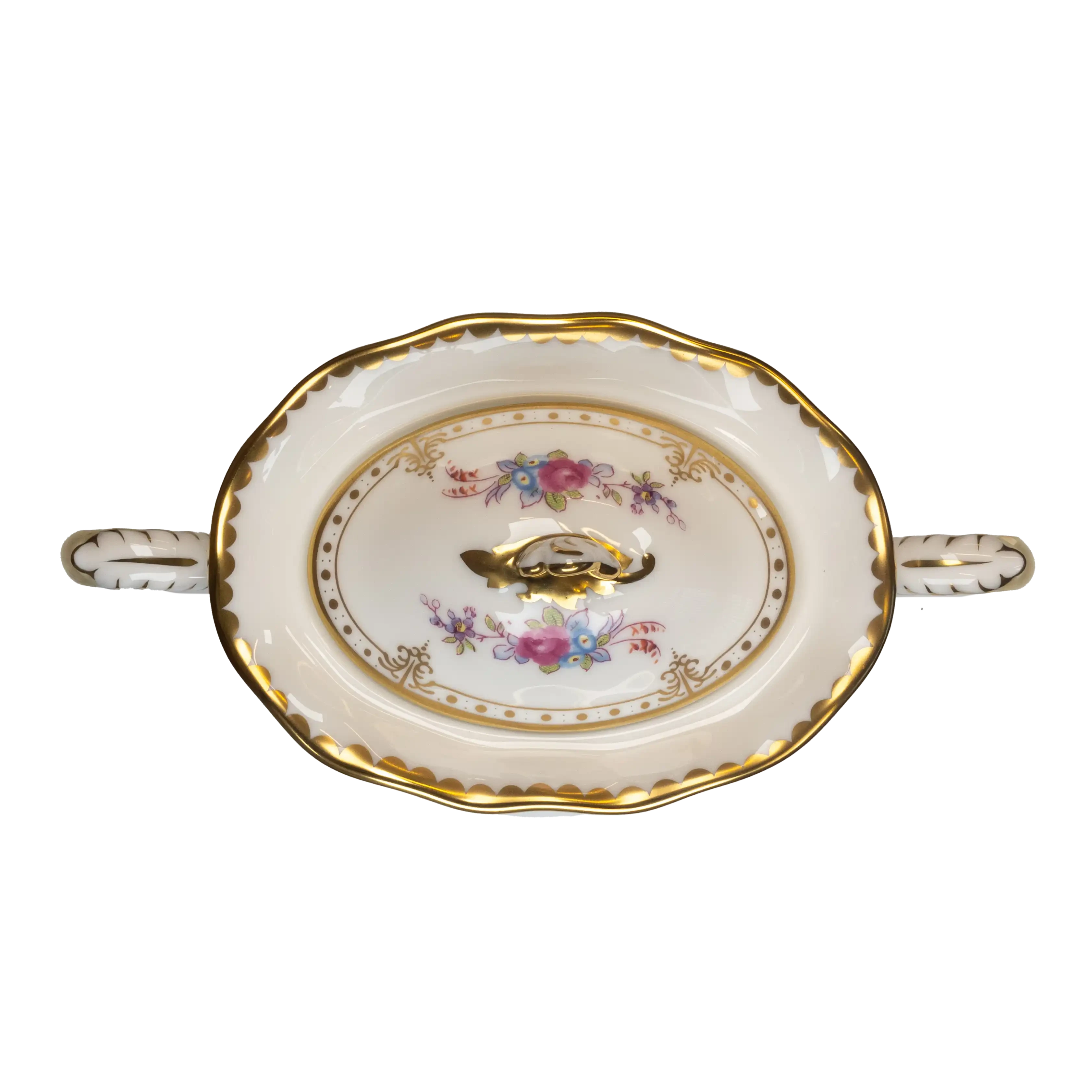 Royal Crown Derby Antoinette Covered Sugar Bowl Charterwells