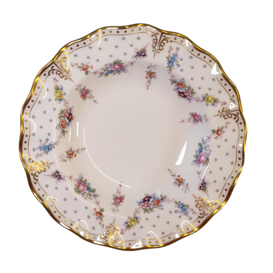 Royal Crown Derby Antoinette 8" Soup Bowl - Set of 6