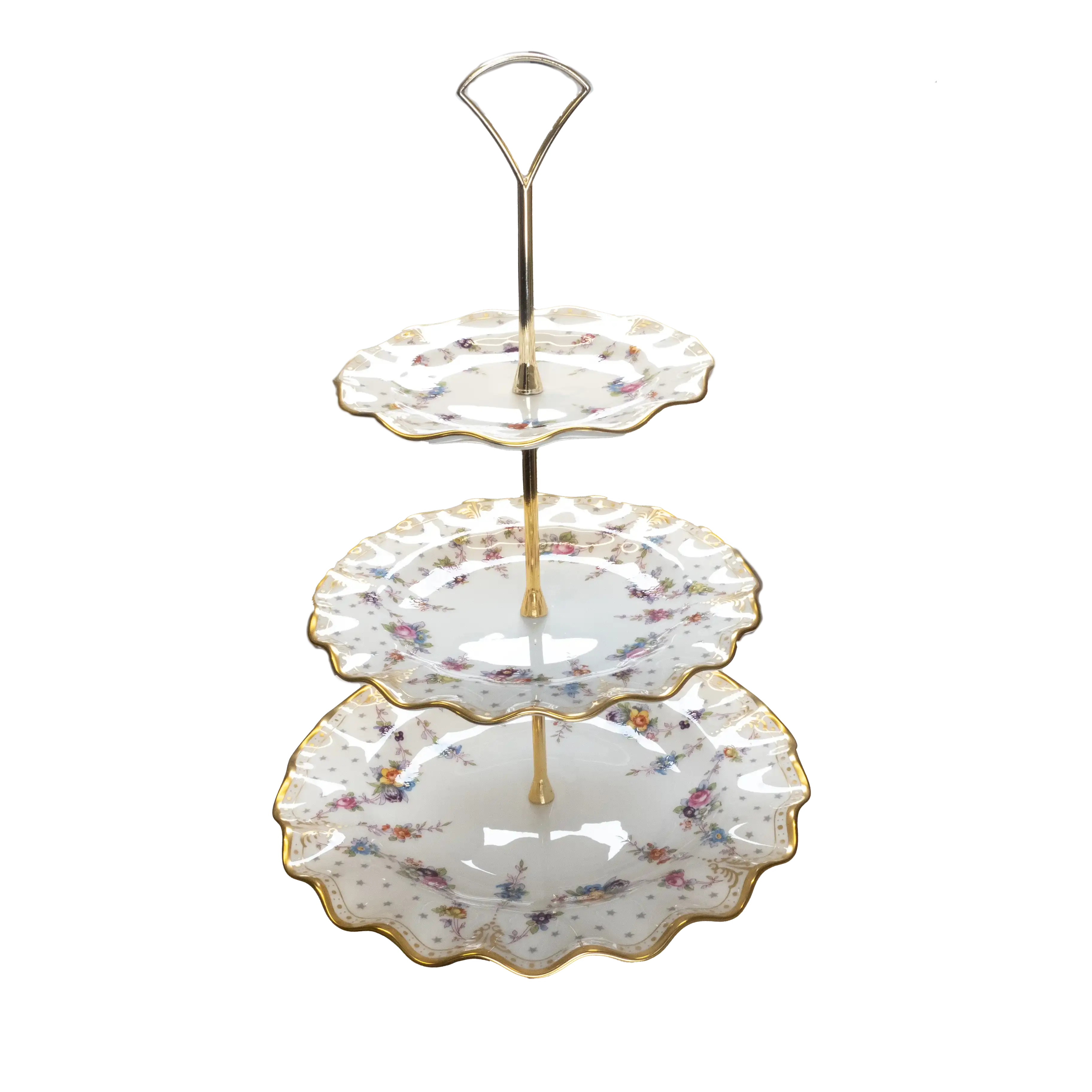 royal crown derby antoinette multi tier cake stand - Charterwells