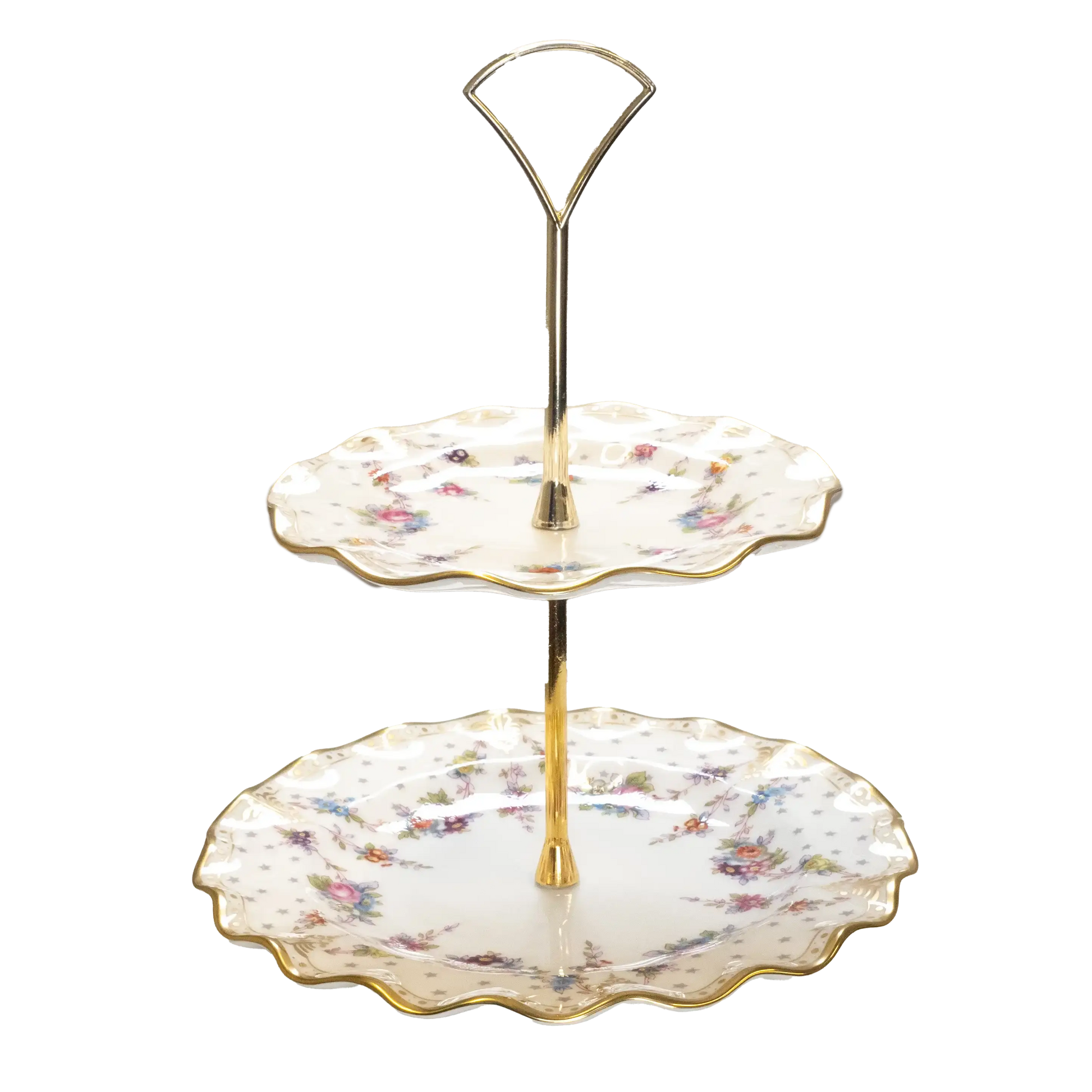 royal crown derby antoinette multi tier cake stand - Charterwells
