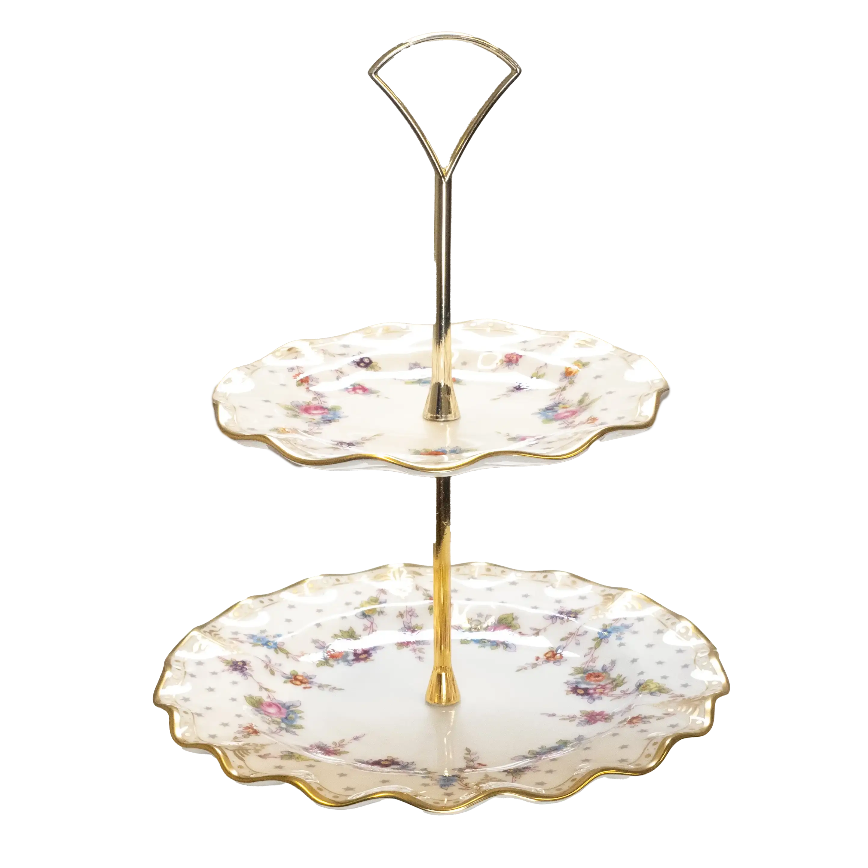 royal crown derby antoinette multi tier cake stand - Charterwells