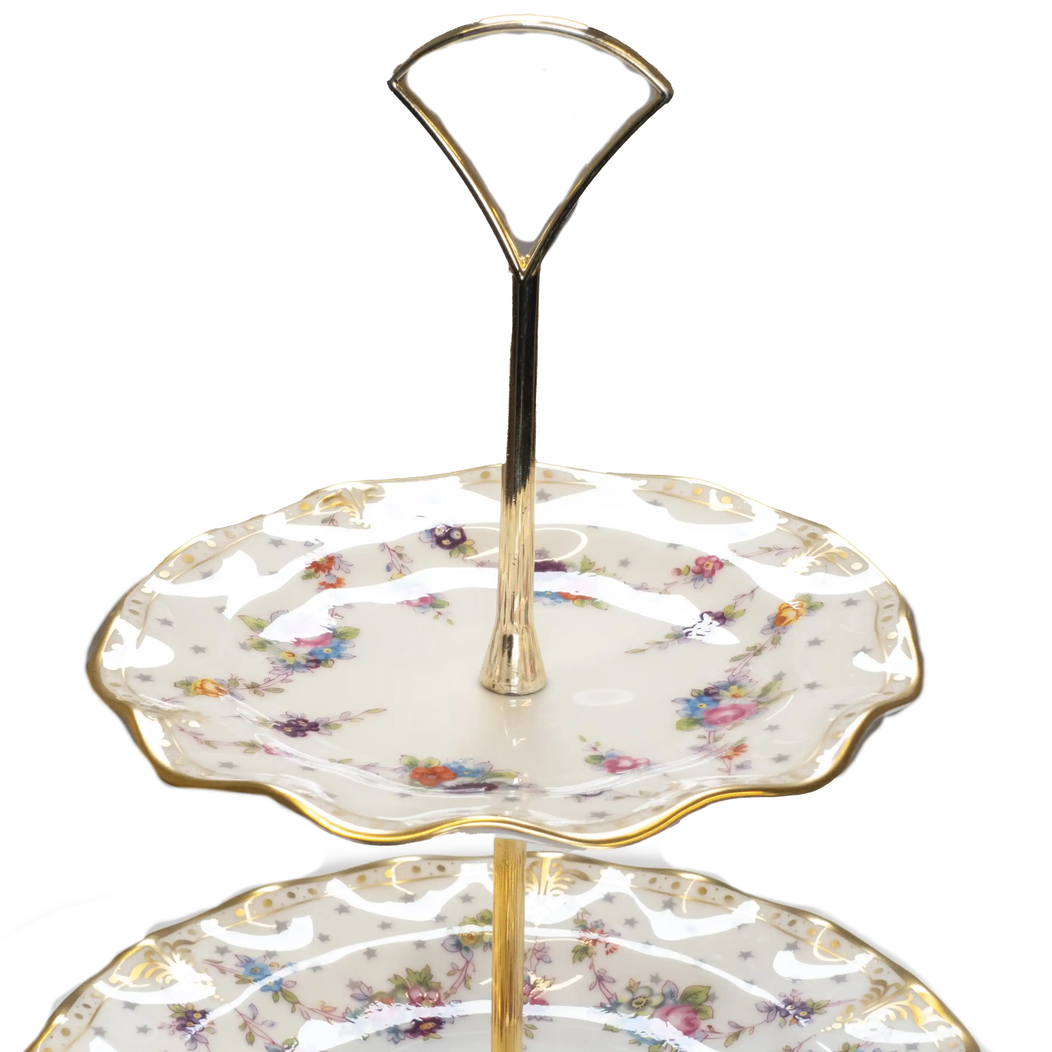 royal crown derby antoinette multi tier cake stand - Charterwells