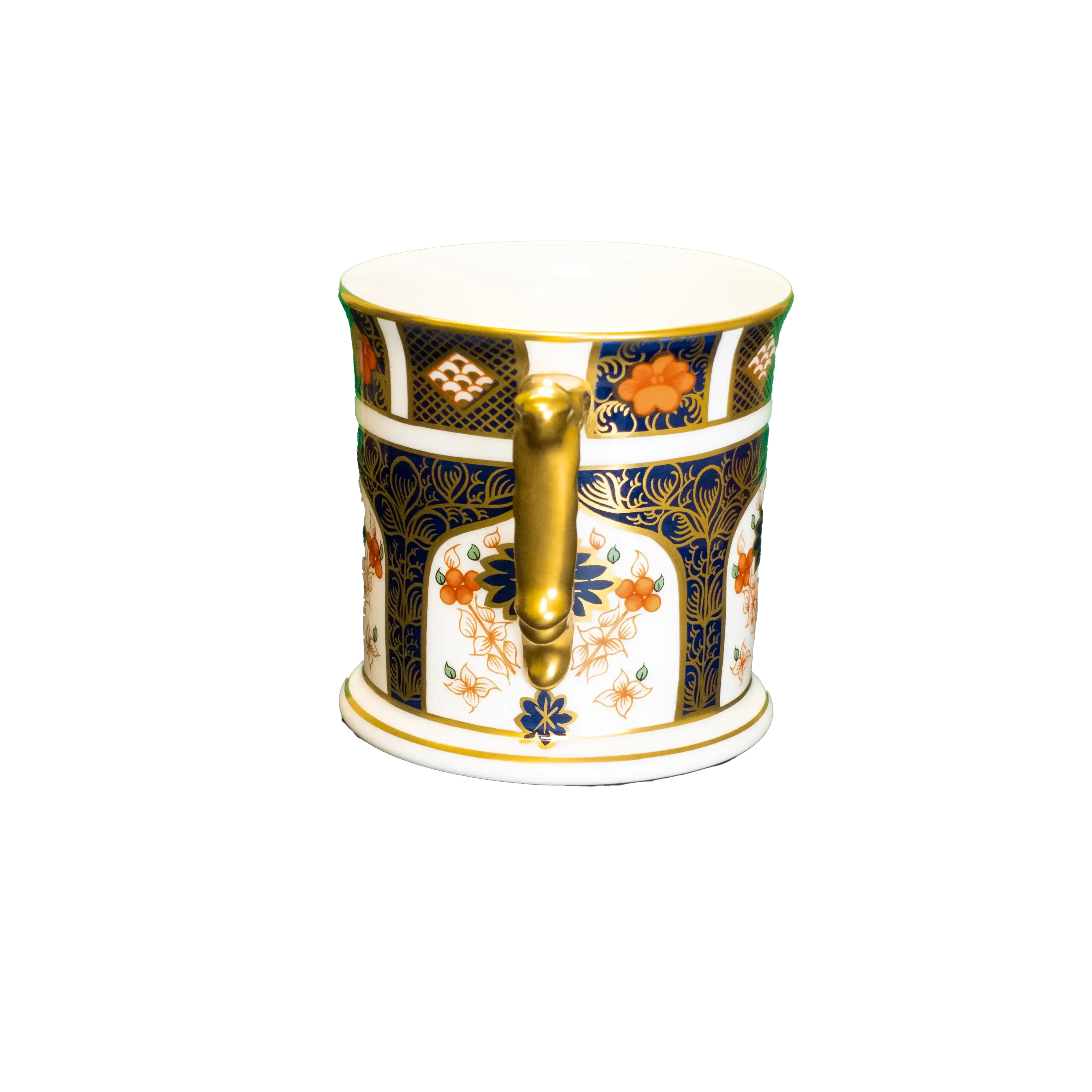 royal crown derby 1st quality old imari 1128 loving cup - Charterwells