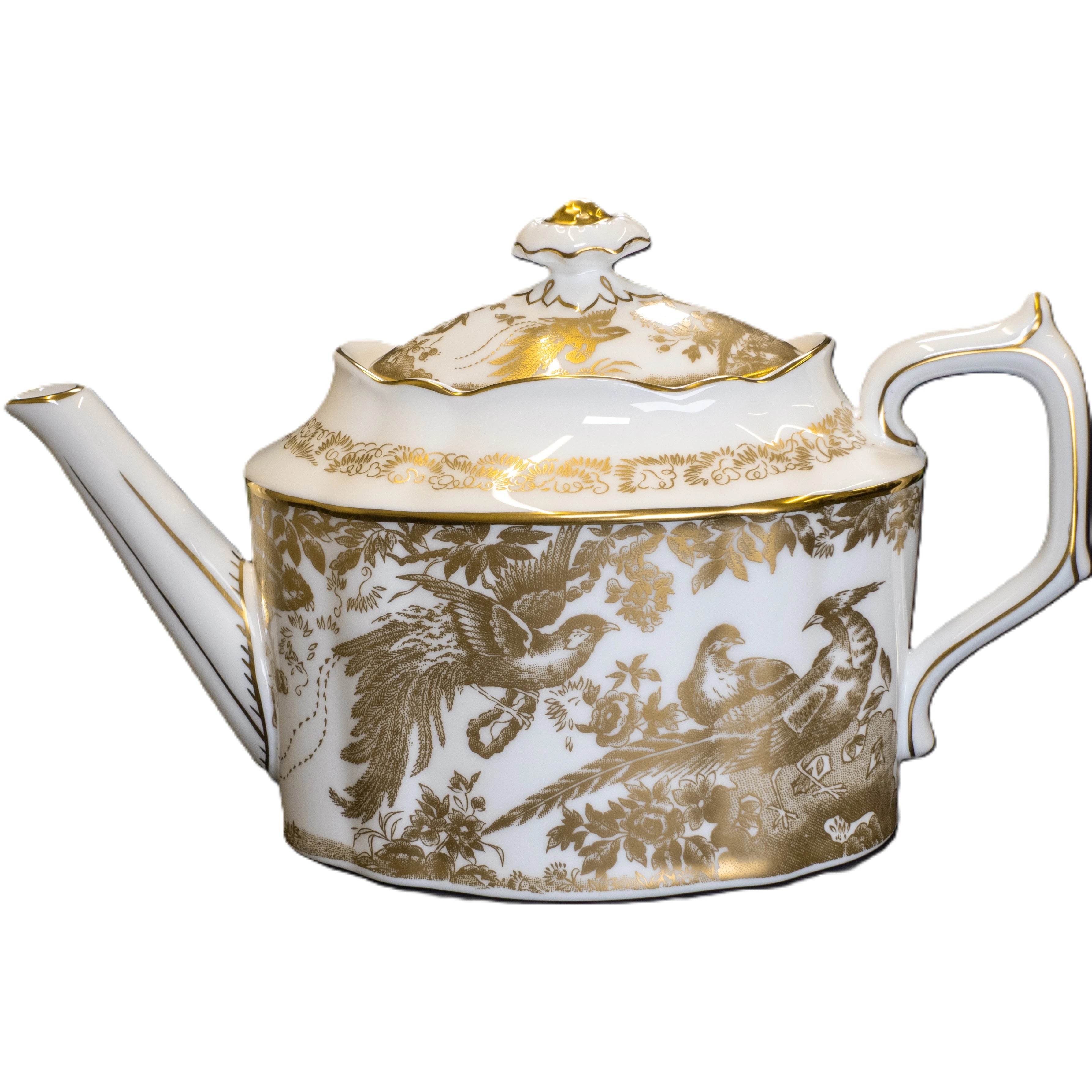 Royal Crown Derby Gold Aves Teapot Charterwells
