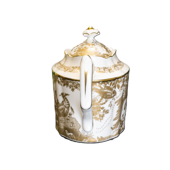 Royal Crown Derby Gold Aves Teapot Charterwells