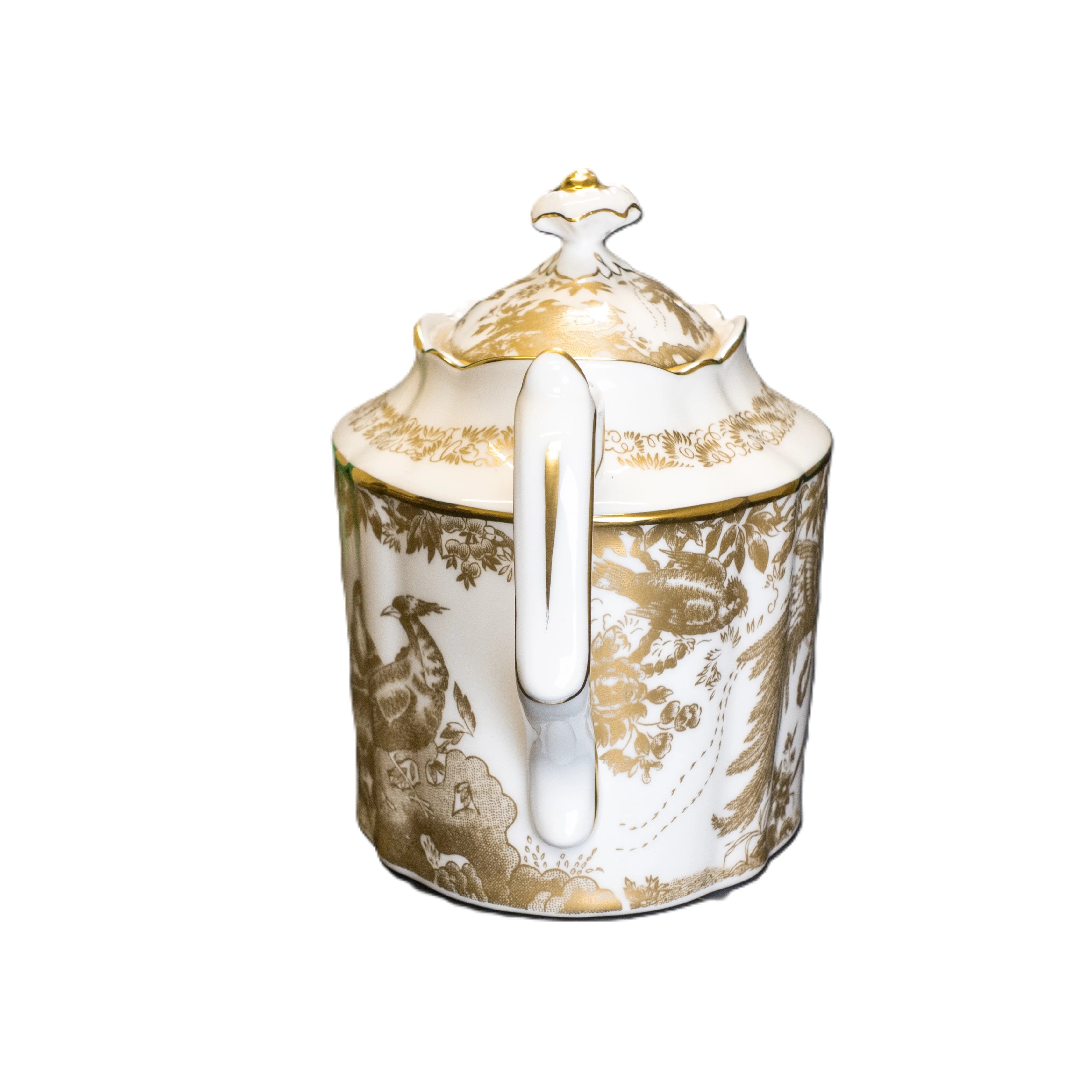 Royal Crown Derby Gold Aves Teapot Charterwells