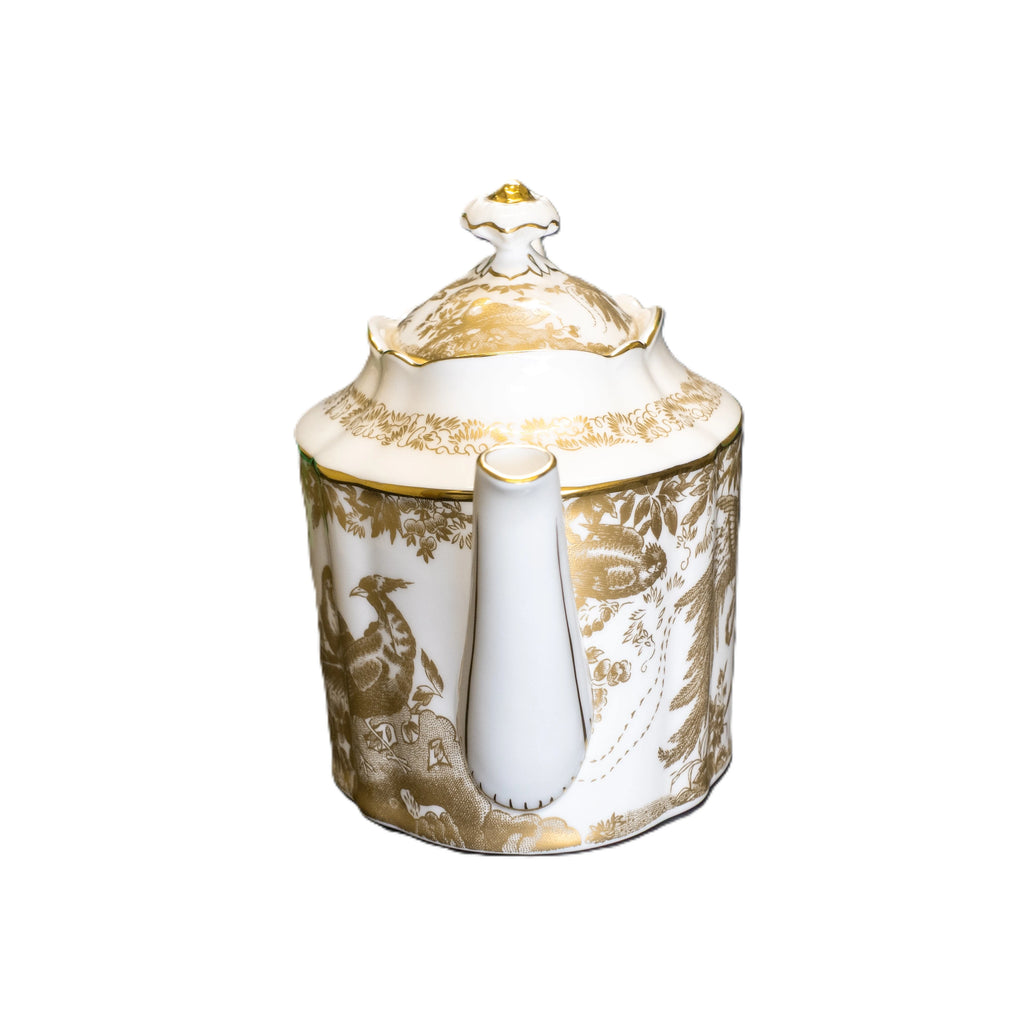 Royal Crown Derby Gold Aves Teapot Charterwells
