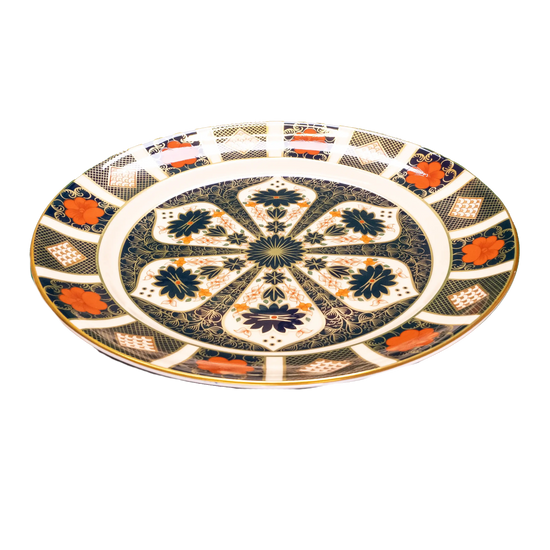 Royal Crown Derby Imari 1128 Chop Plate Bone China Charterwells