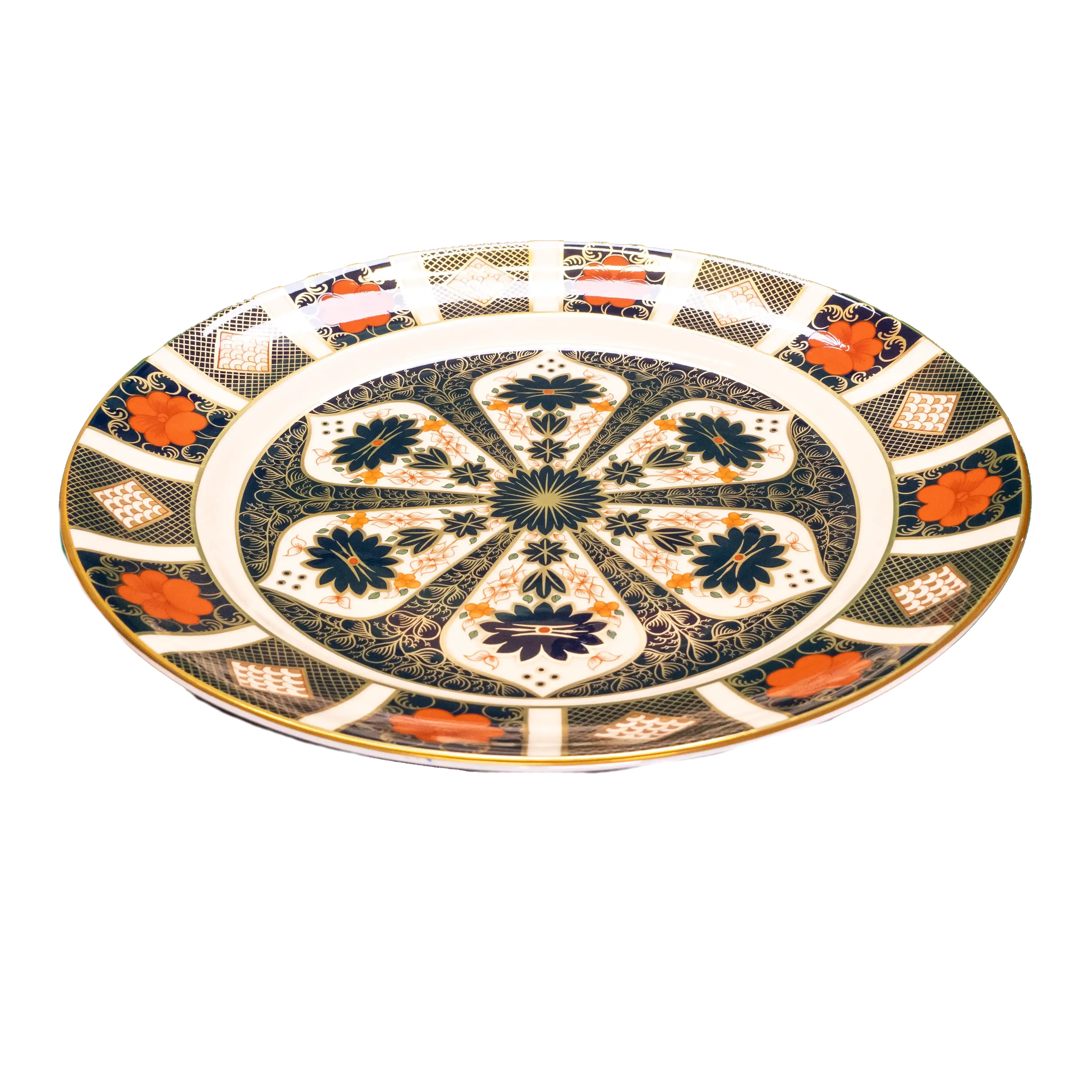 Royal Crown Derby Imari 1128 Chop Plate Bone China Charterwells